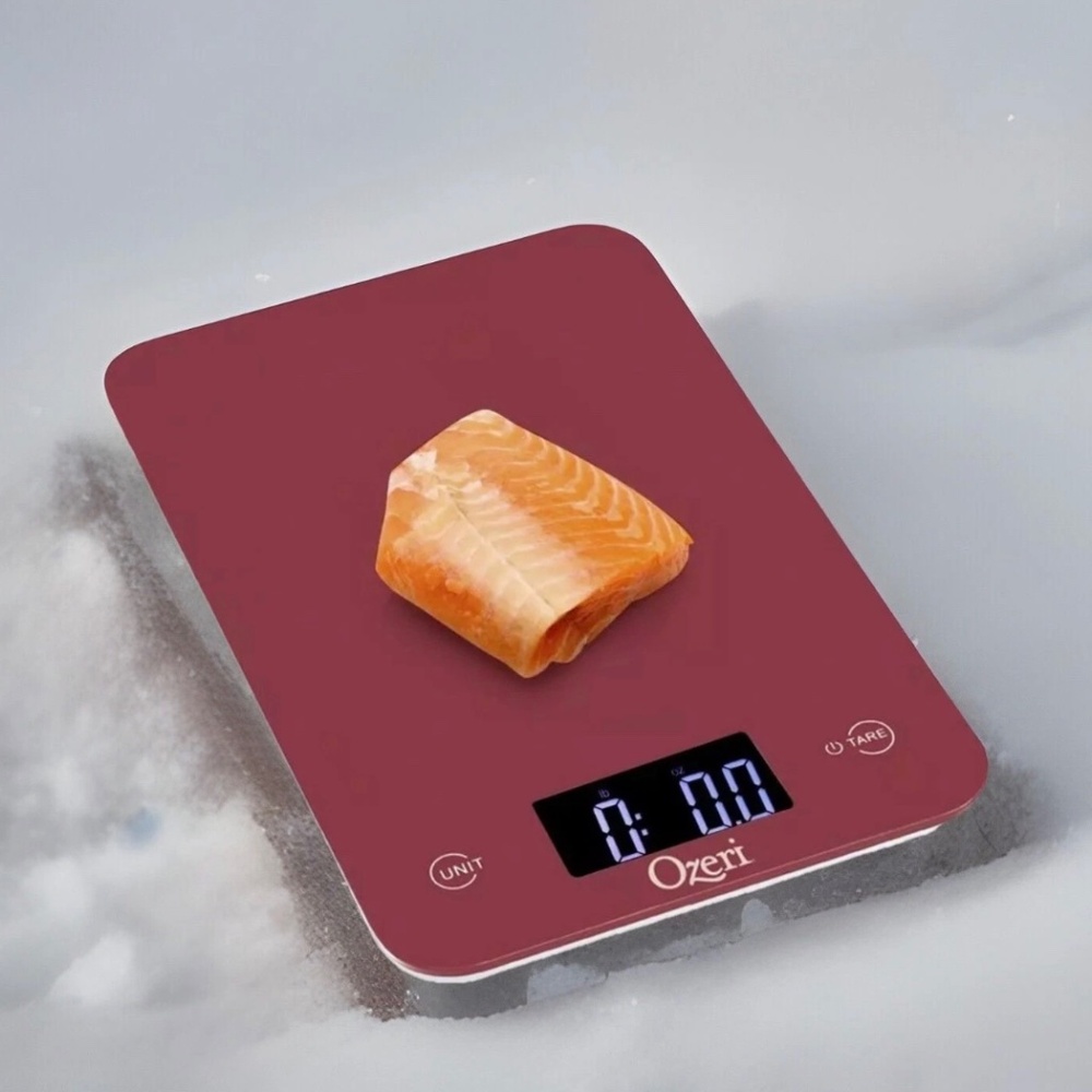 NEW OZERI TOUCH III 22 LBS (10 KG) DIGITAL KITCHEN SCALE WITH CALORIE COUNTER